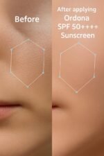 Ordona Sunscreen - SPF 50 PA++++ 1% Hyaluronic Sunscreen | Lightweight, Hydrating & Long Lasting Sun Protection  (50 ml) - Image 4