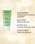 Ordona Gentle Skin Hydrating & Cleanser with Niacinamide for Smooth and Even Skin, Tan Removal & Glowing Skin, Face Wash  (100 ml) - Image 3