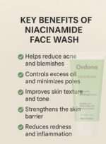Ordona Gentle Skin Hydrating & Cleanser with Niacinamide for Smooth and Even Skin, Tan Removal & Glowing Skin, Face Wash  (100 ml) - Image 2