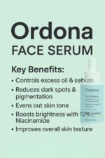 Ordona Complete Niacinamide Glow Kit – Face Wash + Serum + Face Cream for Bright & Even Skin Tone - Image 4